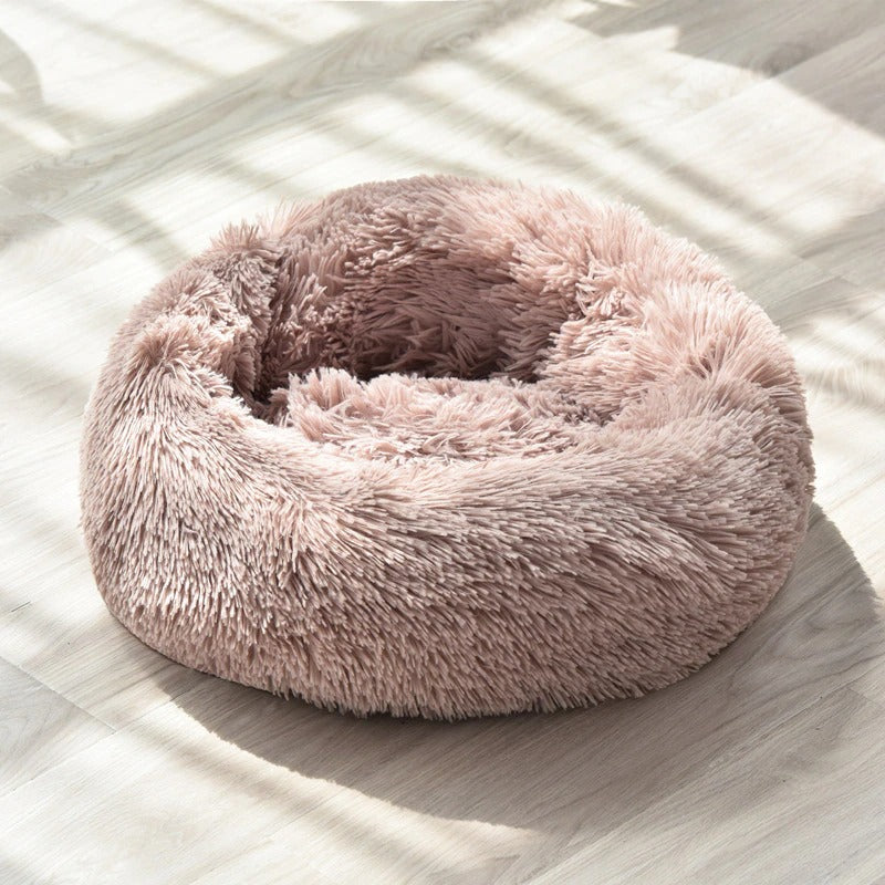 Super Soft Plush Dog Bed - Washable Velvet Pet Sofa & Kennel